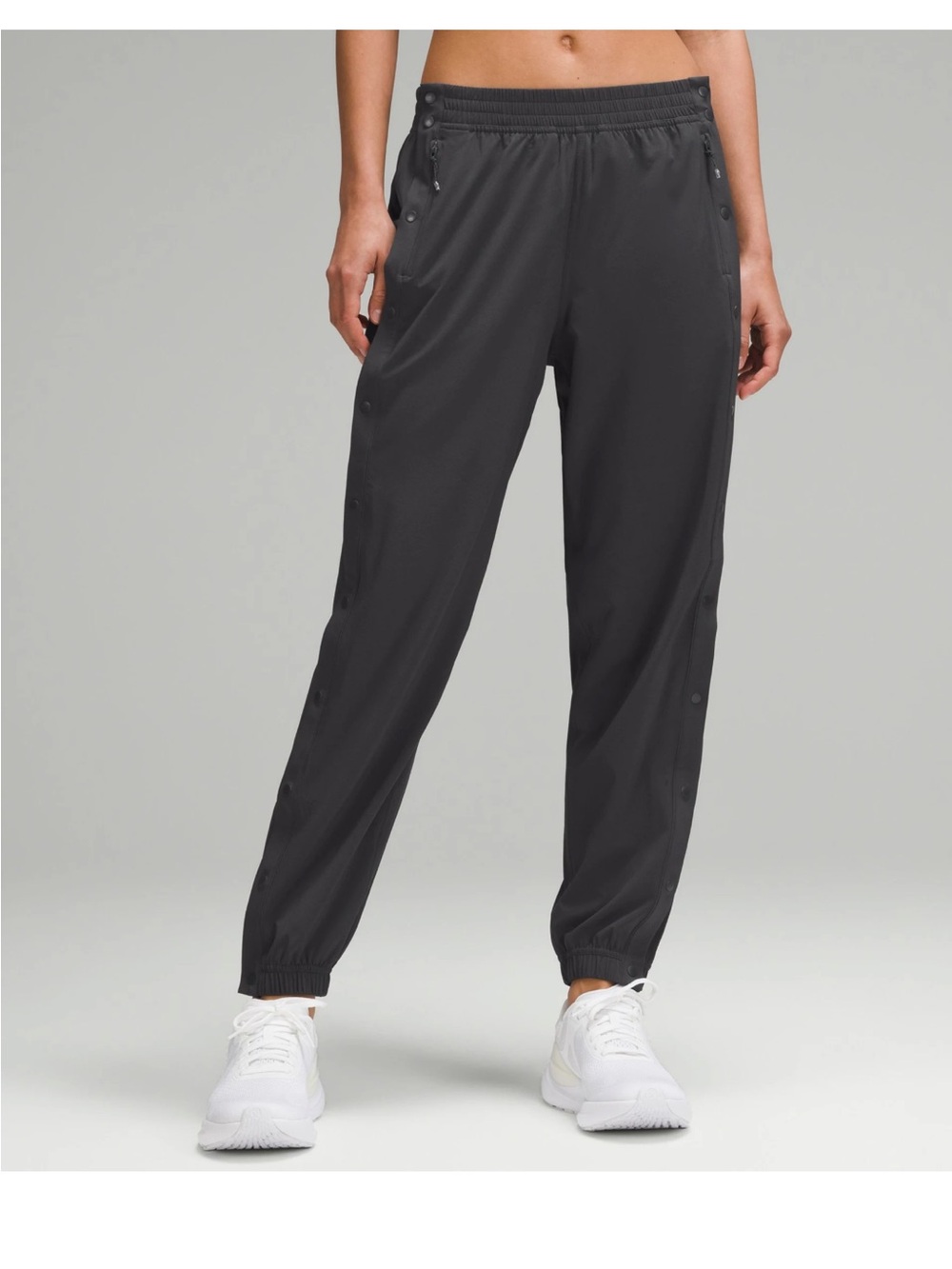 lululemon athletica Black Tear-Away mid rise track pant